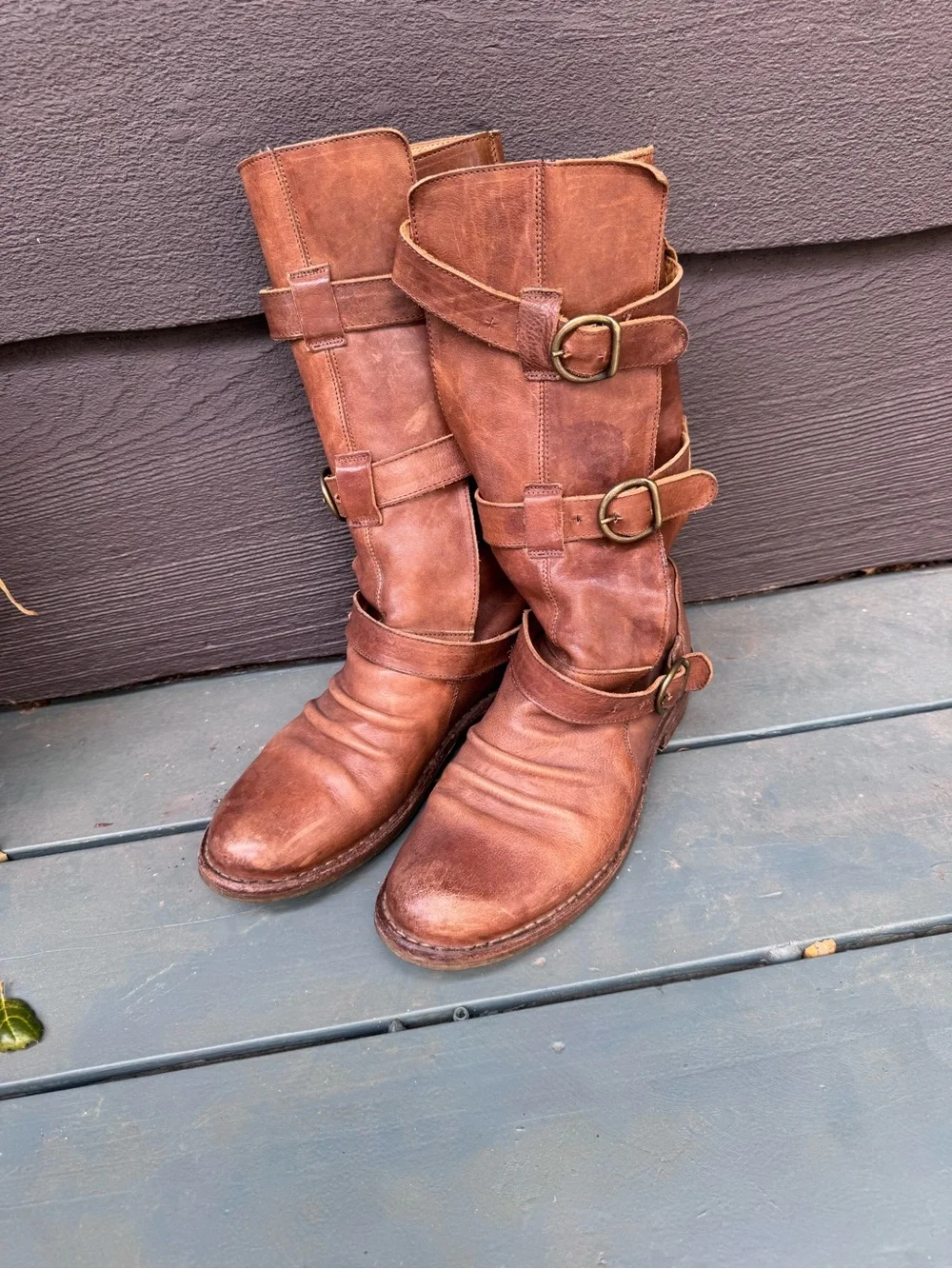 Fiorentini + Baker brown leather Eternity boots size 9.5/ 10 - Picture 2 of 7